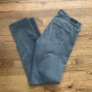 Gray AG Skinny Jeans Size 29